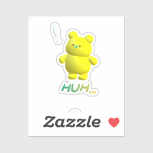 Sticker ours mignon