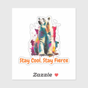 Sticker Ours polaire