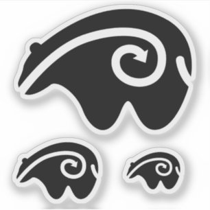 Sticker ourson du coeur