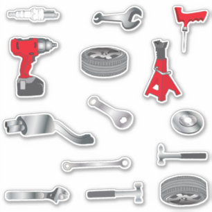 Sticker Outils de mécanique