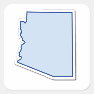 Sticker Outline de l'Arizona