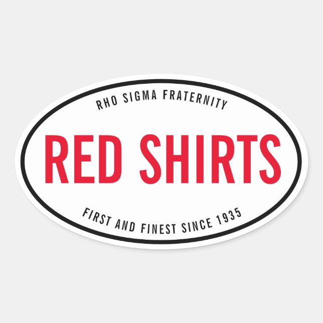 Sticker Oval Bumper (Devant)