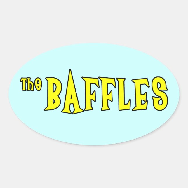 Sticker Oval de Baffles (Devant)