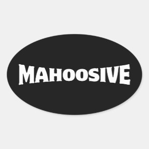 STICKER OVAL MAHOOSIF