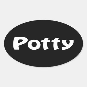 Sticker Oval Potty