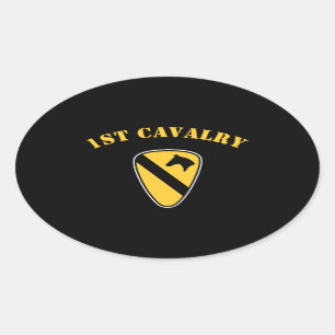 Sticker Ovale 1re division de cavalerie
