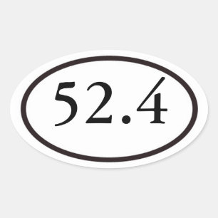 STICKER OVALE 52.4