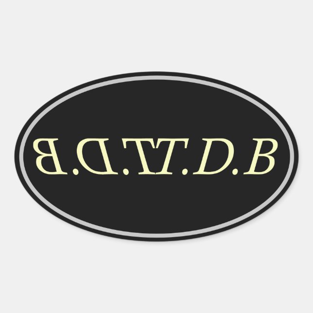 Sticker Ovale a (Devant)