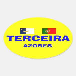 Sticker Ovale Açores - Terceira Mug ovale à l'Euro