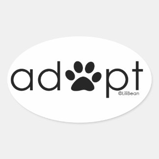Sticker Ovale Adopter #2