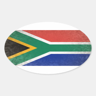 Sticker Ovale Afrique du Sud