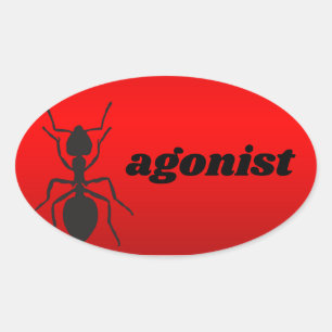 Sticker Ovale agoniste