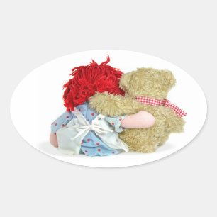 Sticker Ovale Amis de jouets