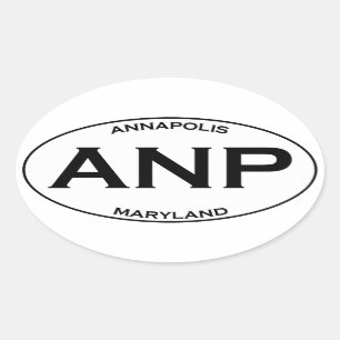 Sticker Ovale ANP - Annapolis Maryland