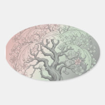 Arbre printanier vibrant personnalisable - Floral