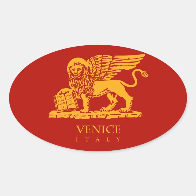 Sticker Ovale Armoiries de Venise (Devant)