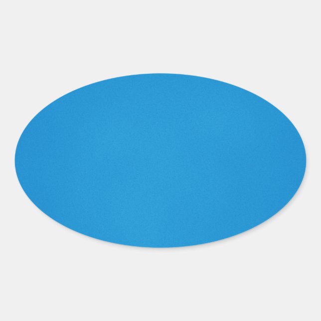 Sticker Ovale Arrière - plan bleu clair Grainy (Devant)