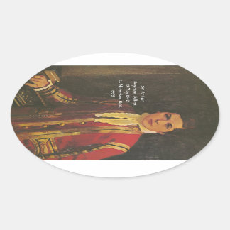 Sticker Ovale Arthur Seymour sullivan 1855