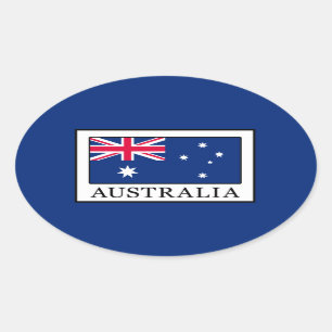 Sticker Ovale Australie