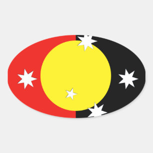 Sticker Ovale Australie
