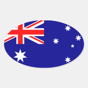 Sticker Ovale australie