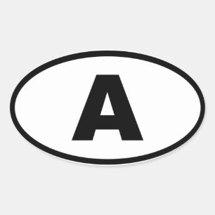 Sticker Ovale Autriche - A - Europe
