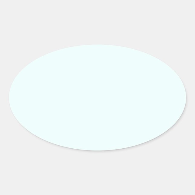 Sticker Ovale Azure (couleur X11/web) (couleur solide) (Devant)