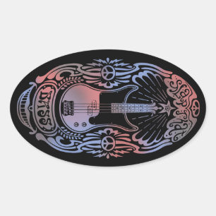 Sticker Ovale Balayer cette basse