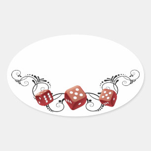 Sticker Ovale Balise Nom du Bunco