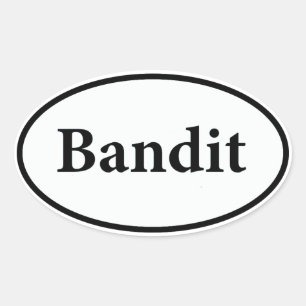 Sticker Ovale bandit