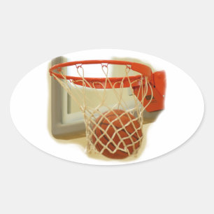 Sticker Ovale Basket