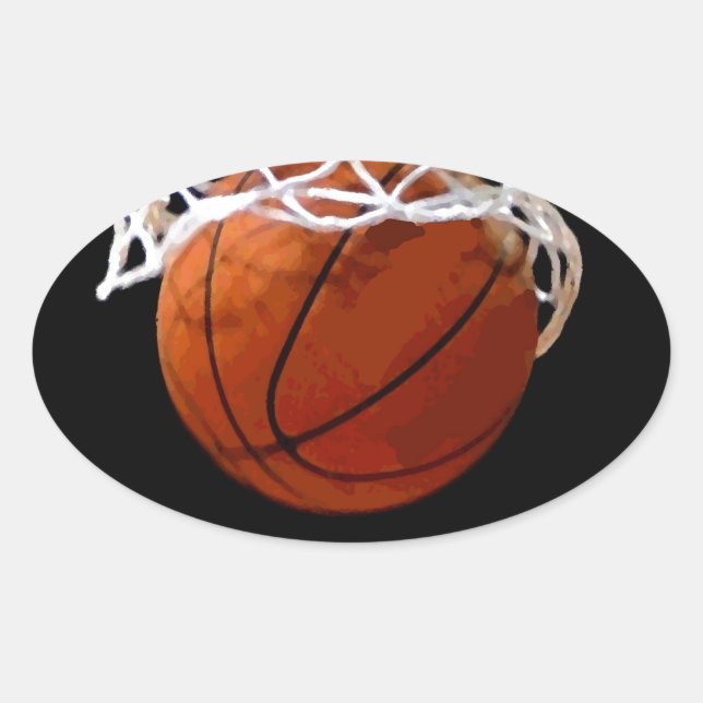 Sticker Ovale Basket (Devant)