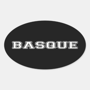 Sticker Ovale Basque