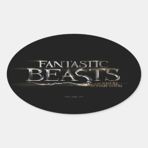 Sticker Ovale BEASTS FANTASTIQUES ET OÙ LES TROUVER™ Logo