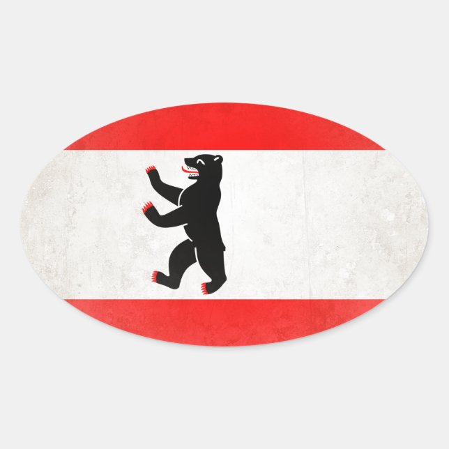 Sticker Ovale Berlin (Devant)