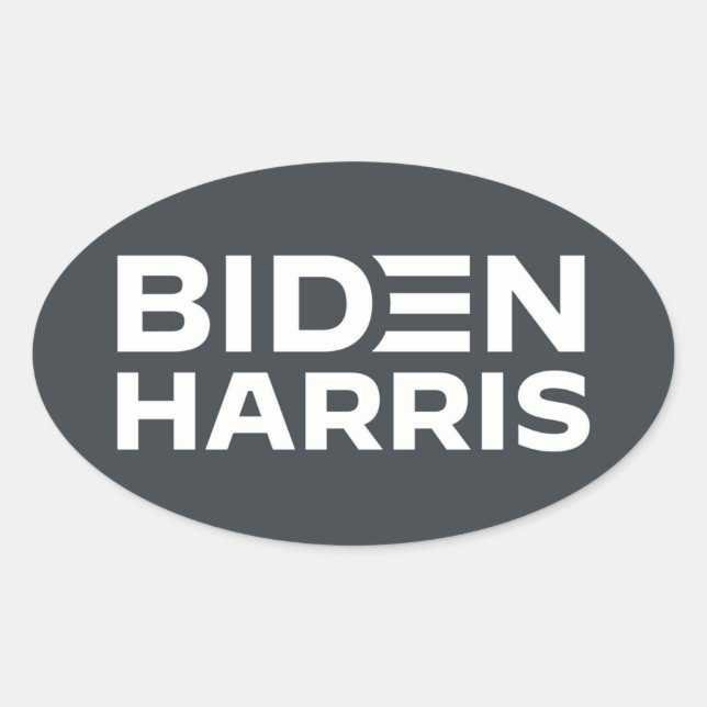 STICKER OVALE BIDEN HARRIS (Devant)