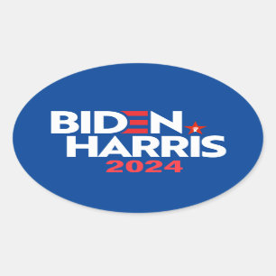 Sticker Ovale Biden Harris 2024