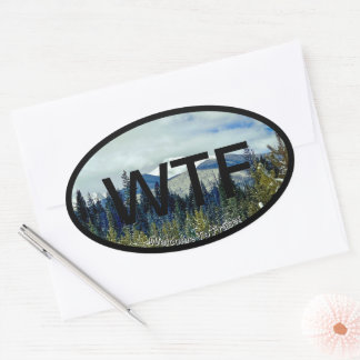 Sticker Ovale Bienvenue chez Frasers