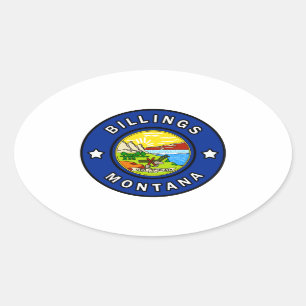 Sticker Ovale Billings Montana
