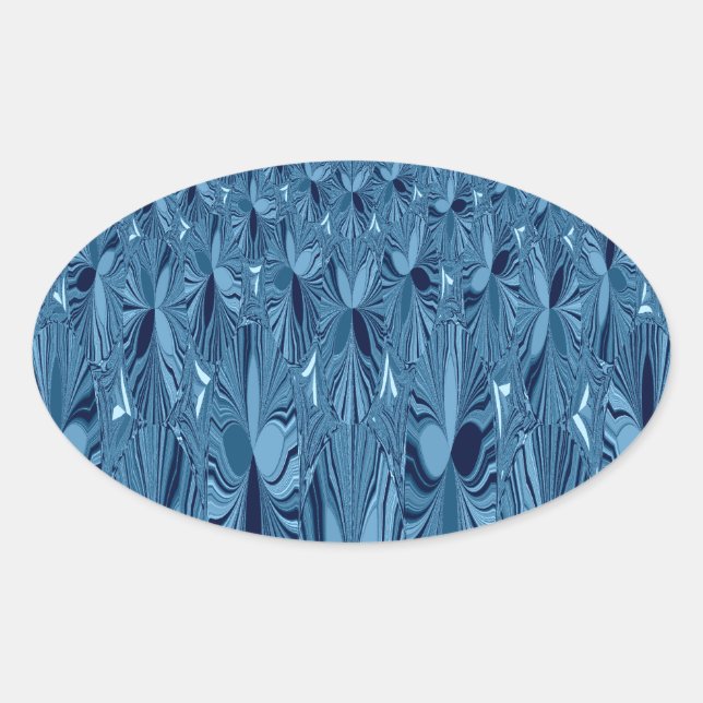 Sticker Ovale Blend of Blue (Devant)