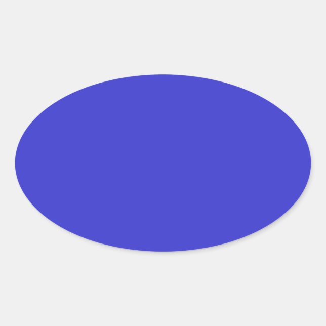 Sticker Ovale Bleu (Devant)