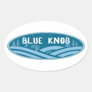 Sticker Ovale Blue Knob Pennsylvania Outdoors