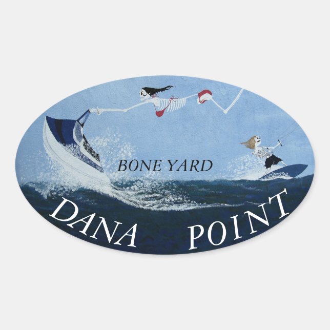 Sticker Ovale Bomberons Bubblepacific, cour osseuse DP (Devant)