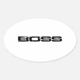 STICKER OVALE BOSS