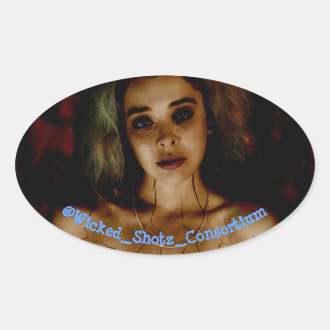 Sticker Ovale Brisé (Devant)