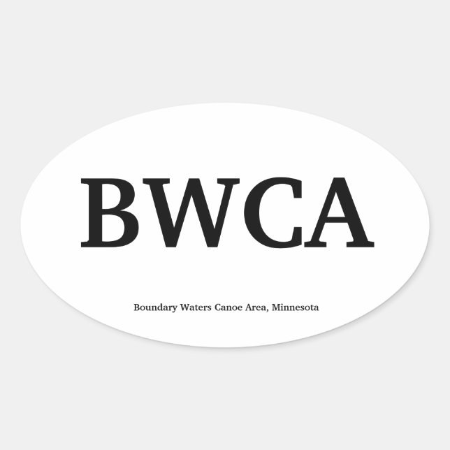 STICKER OVALE BWCA (Devant)