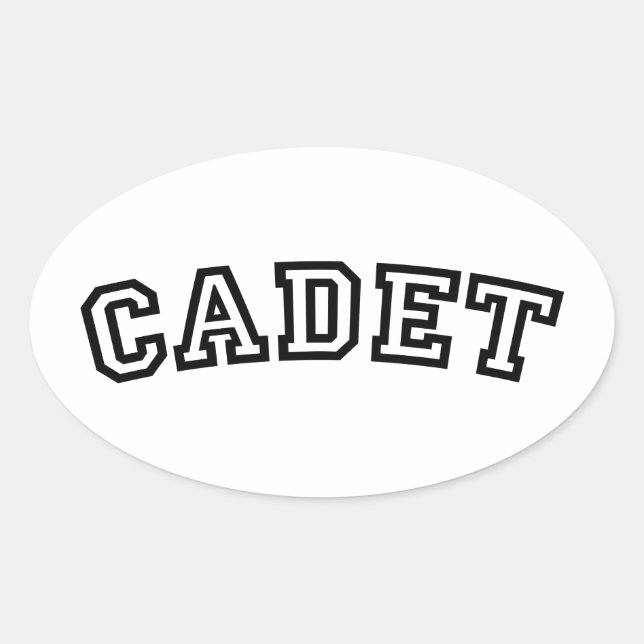 STICKER OVALE CADET (Devant)