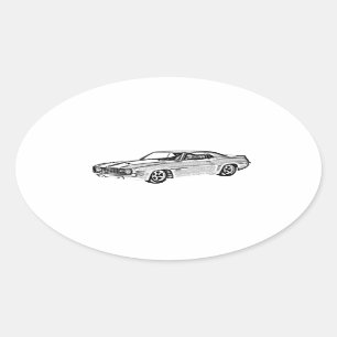 Sticker Ovale Camaro Z28 1969