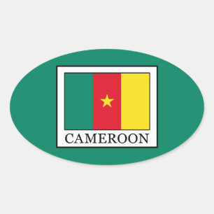 Sticker Ovale Cameroun