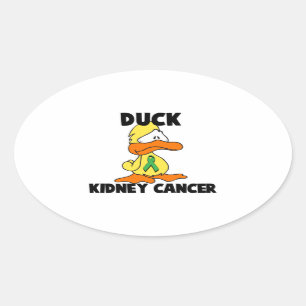 Sticker Ovale Cancer du canard